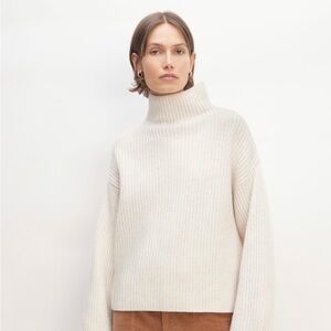 Everlane Felted Merino Funnel Neck Sweater, XS